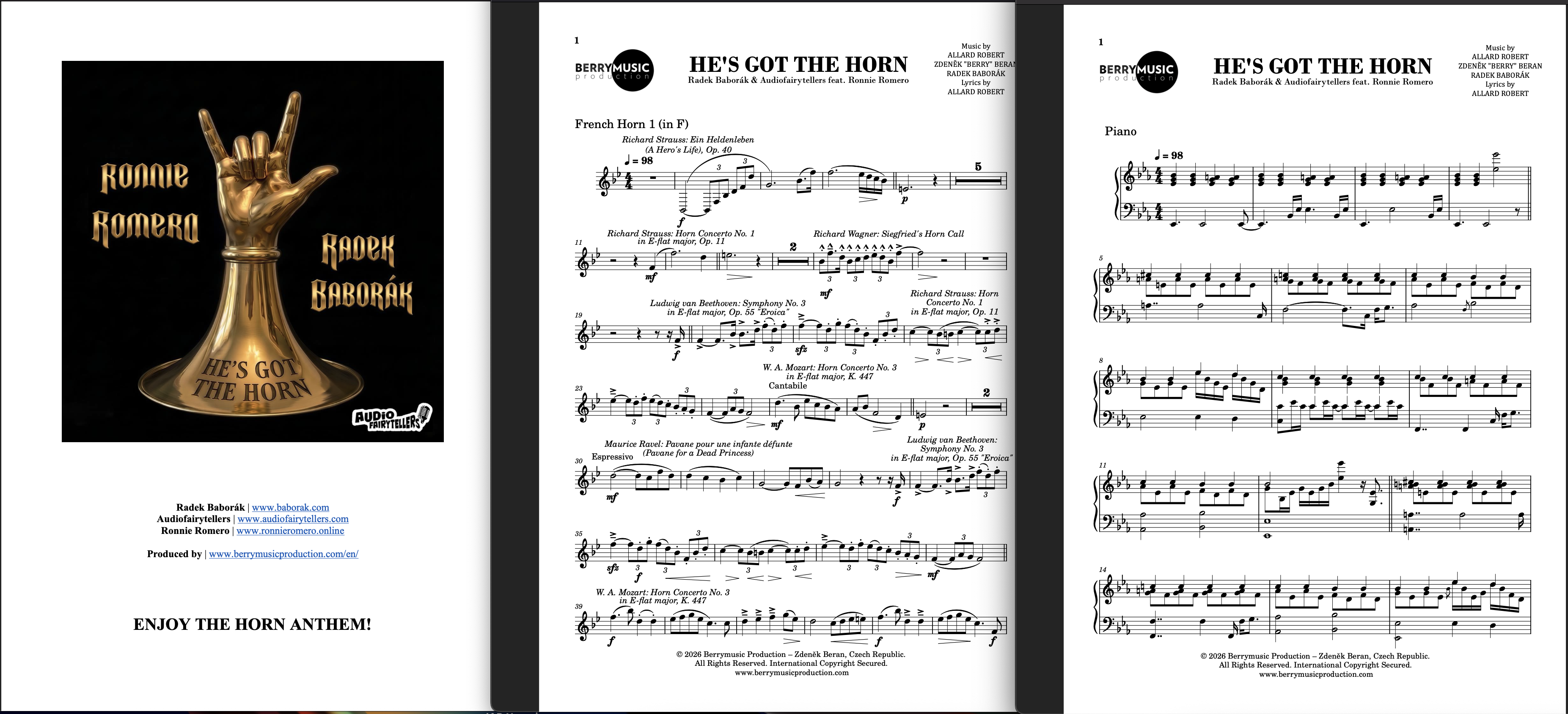 2Sample Score HORN1+Piano HORN ANTHEM